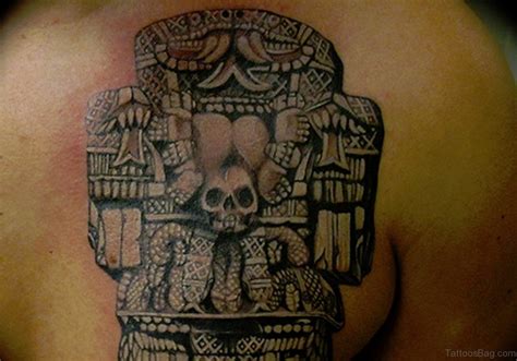 Aztec Calendar Chest Tattoo